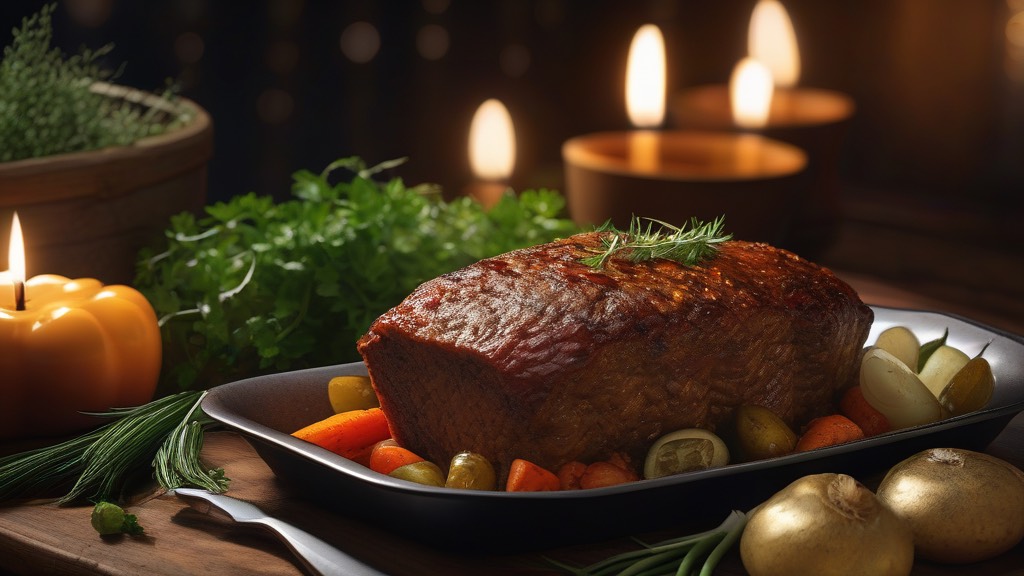 Сочный мясной рулет с овощами, приготовленный по бюджетному рецепту
