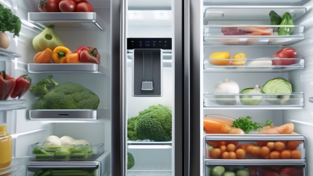 Аккуратное хранение продуктов в холодильнике по принципу товарного соседства.