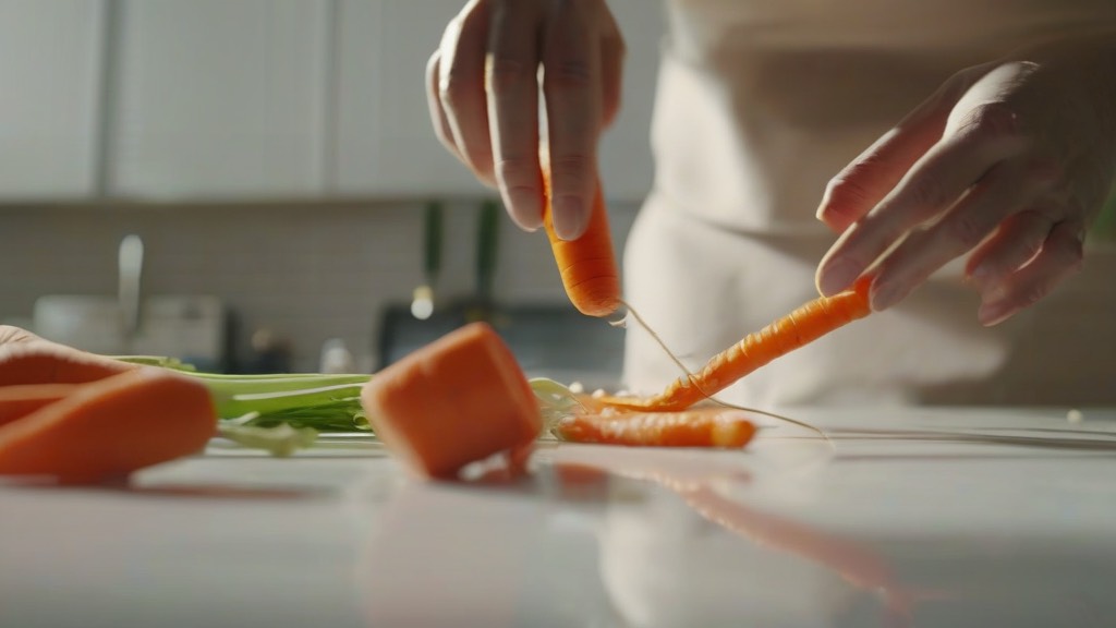 Готовим просто и вкусно из свежих овощей Процесс подготовки свежей моркови для приготовления домашнего блюда