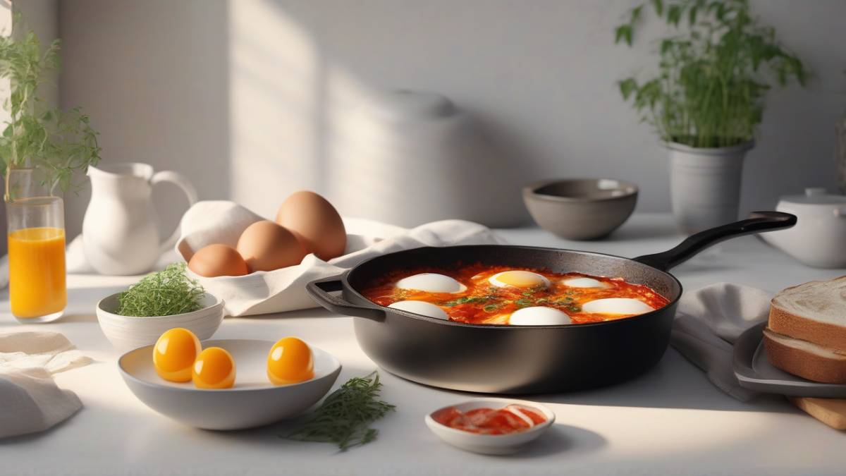 Приготовление полезного и доступного завтрака из куриных яиц